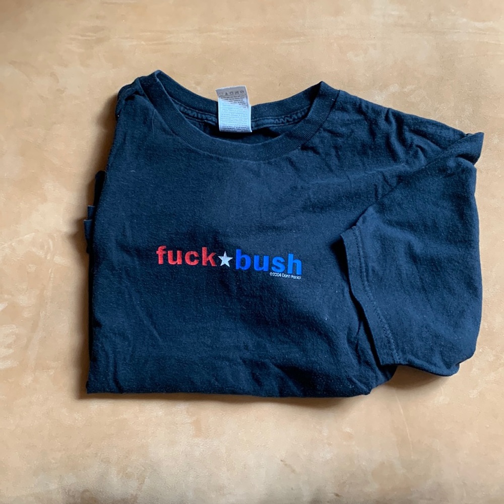 Rare 2004 F*ckBush T-shirt